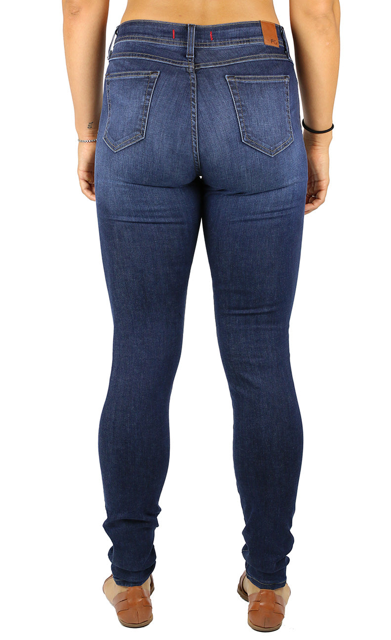 Emma Long Inseam High Rise Skinny Dark Wash