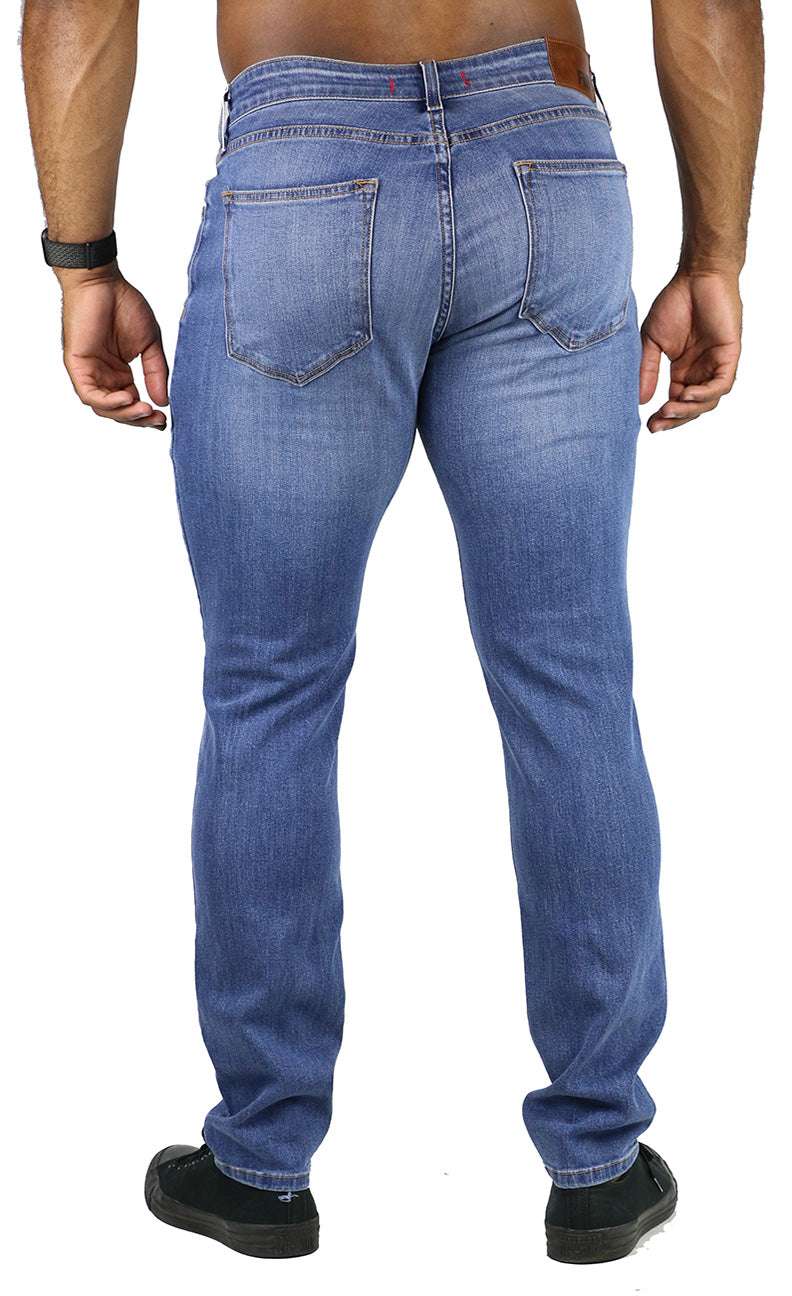 Nate Men's Slim Fit Jeans Medium Stone Wash